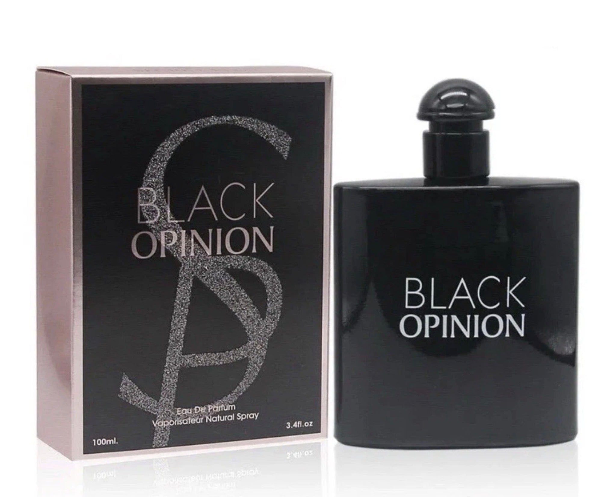 Black Opinion Eau de Parfum Spray 3.4 fl oz New In Box