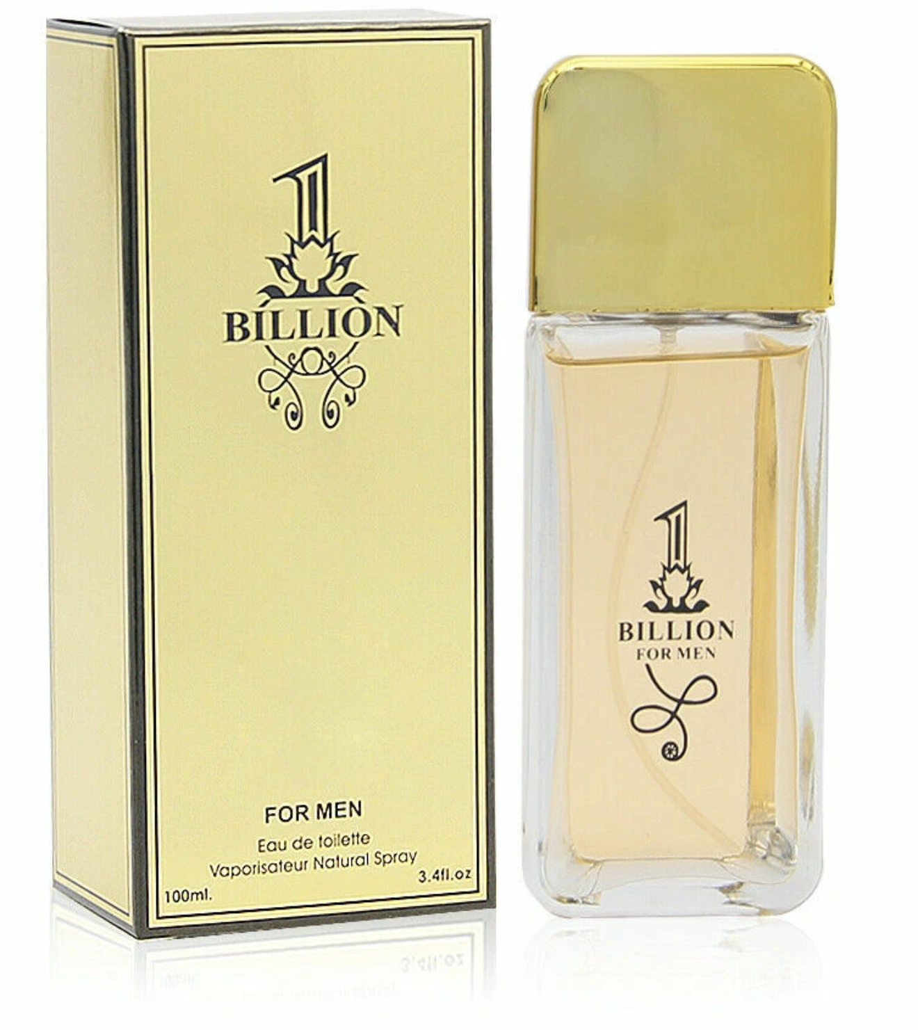 1 One Billion by Secret Plus Eau de Parfum EDP for Men 3.4 oz 100 ml